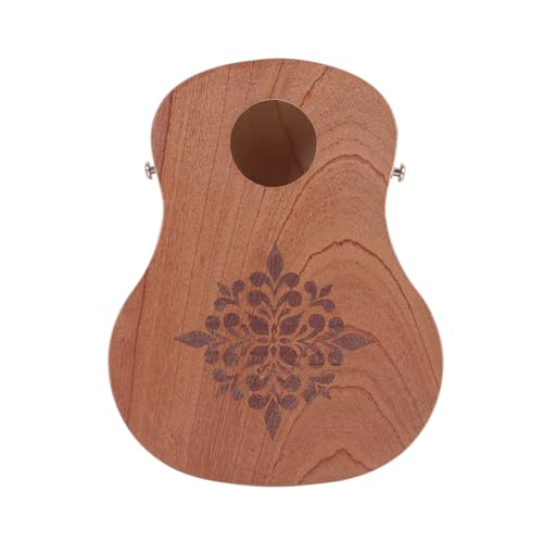 Reise Cajon Drum Handtrommel Mit Klassischer Gitarre Form Leichtes Gewicht Travel Bongos Drum Cajon Drum Hand Percussion Box von JITNGM