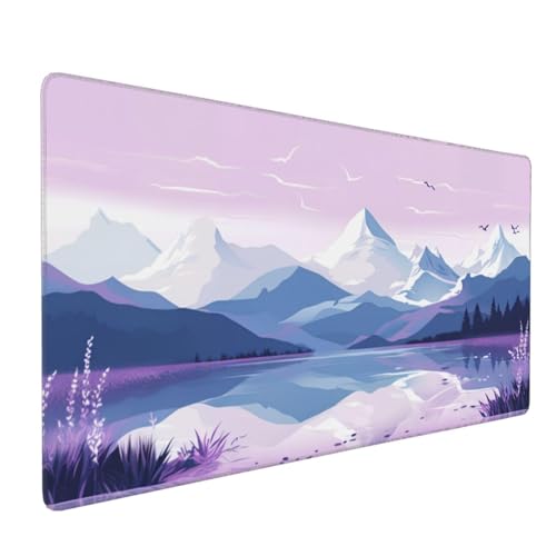 Lake Snow Extended Gaming Mouse Pad, XXL Large Desk Pad 900 x 400mm, Big Keyboard Mousepad, Easy Clean Desk Pad for Gaming Office Home von JIUJIUJIU