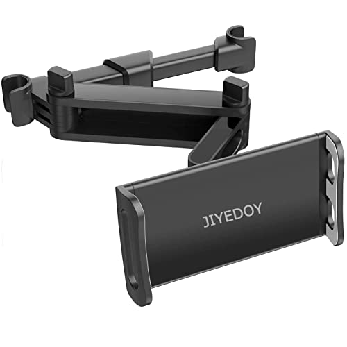 JIYEDOY Tablet Halterung Auto, Tablet Halter Kopfstütze,Ausziehbare Kopfstützenhalterung für iPad iPhone Serie/Samsung Galaxy Tabs usw. 4,2-10.5 Zoll Geräte von JIYEDOY