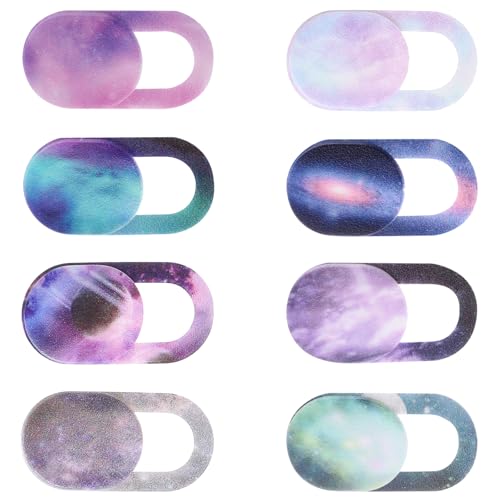 JIYIN 8 Stück Webcam Abdeckung, Laptop Webcam Cover Webcam Cover Slider Ultra Dünne Webcam Cover Slider Kamera Cover für Laptop PC Smartphone Tablet(Stern-Stil) von JIYIN