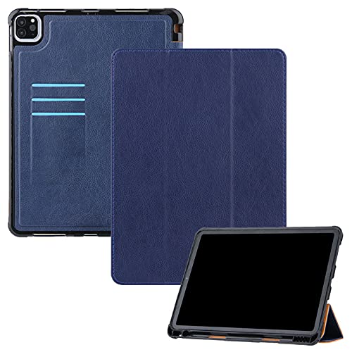 JIan Ying 3-fach Schutzhülle für iPad Air (2020) 27,7 cm / iPad Air 4, schmal, leicht, Blau von JIan Ying