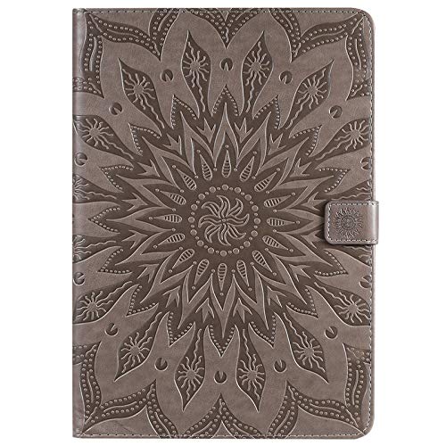 JIan Ying Embossing Hülle für Samsung Galaxy Tab A 10.1 (2019) SM-T510 SM-T515 Tablet Slim Cover Protector Gris Tournesol von JIan Ying