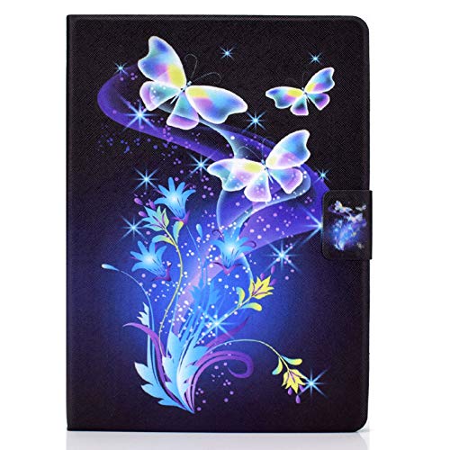 JIan Ying Schutzhülle für Huawei MatePad T 10s / T10s 25,7 cm (10,1 Zoll), schmal, leicht, mit blauem Schmetterling von JIan Ying