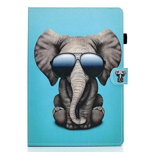 JIan Ying Schutzhülle für Samsung Galaxy Tab A 9.7 SM-T555 SM-T550 Slim Lightweight Schutzhülle Elefant Brille von JIan Ying