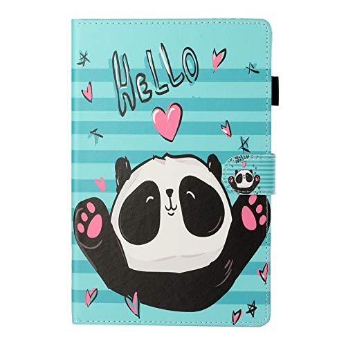 JIan Ying Schutzhülle für Samsung Galaxy Tab A7 10.4 (2020) SM-T500 SM-T505 Slim Lightweight Peint Protector Cover Panda of Love von JIan Ying