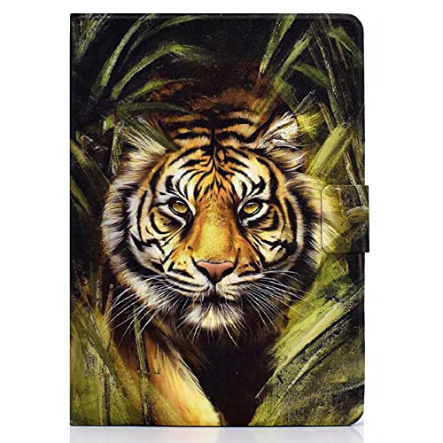 JIan Ying Tasche für Lenovo Tab M10 TB-X605FC TB-X605LC 10.1 Zoll Slim Lightweight Protector Cover Tiger von JIan Ying