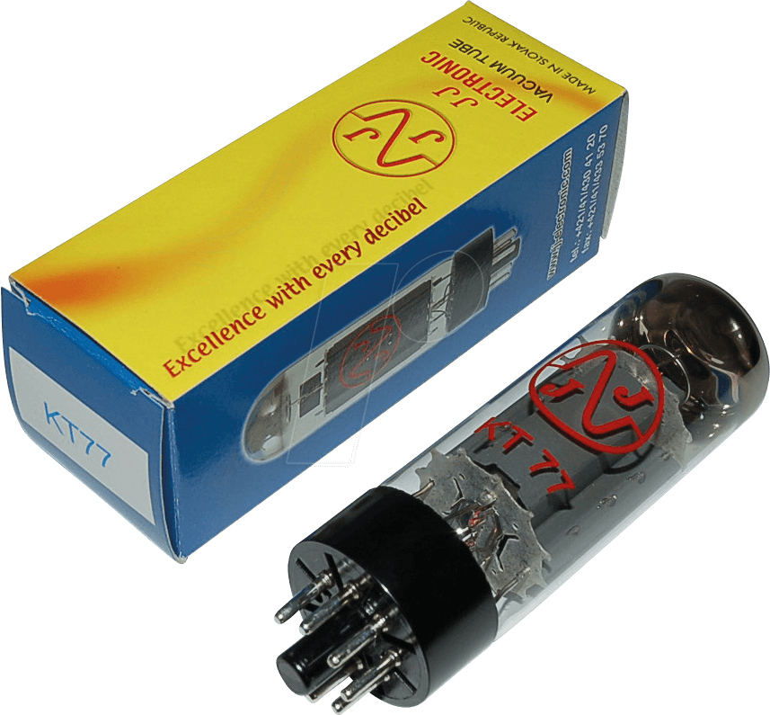 TUBE KT77JJ - Elektronenröhre, Leistungsröhre, Octal, 8-pol, 6,3 V von JJ ELECTRONIC