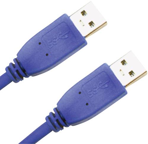 JJ JouJye USB-Kabel USB 3.2 Gen1 (USB 3.0 / USB 3.1 Gen1) USB-A Stecker, USB-A Stecker 1.00m Blau 14 von JJ JouJye