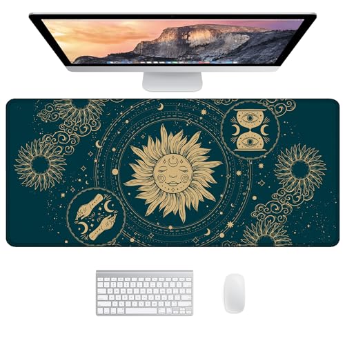 JJ PRIME - Schreibtischunterlage XXL | Mauspad Gaming Mousepad XXL | Großes Mauspad XXL Gaming Deko | Desk Mat Gaming Mauspad Gaming XXL Laptop Unterlage Desk Pad - Mauspad 900x400 mm (Tarot) von JJ PRIME
