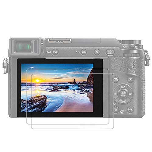 JJC (2 Stück) Displayschutzfolie aus Gehärtetem Glas für Panasonic Lumix DC S9 S5II S5 G9 G100 G100D G110 Digitalkamera Ultradünn Hohe Härte Bruchsicher Blasenfrei von JJC