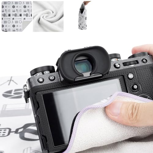 JJC 35cm Selbstklebende Schutzhülle, Anti-Scratch Soft Camera Lens Pouch Case Wrap Cloth Wrapper für Kamera Objektiv Laptop Telefon iPad und mehr von JJC