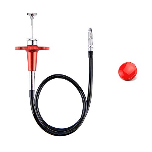 JJC 40CM Red Mechanische Sperren Kamera Fernauslöser Kabel mit Rotem Konkave Oberflächen Weichem Freigabeknopf Satz von JJC