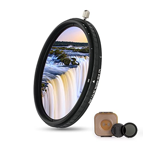 JJC 49 mm 2-in-1 ND-Filter und CPL Zirkular-Polarisationsfilter von JJC