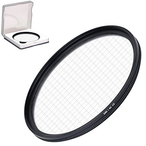 JJC 67-mm-4-Punkt-Sternfilter mit Schutzhülle für Canon, Nikon, Pentax, Olympus, Sony, Panasonic, Fujifilm, DSLR-Kamera, optisches Glas, Objektivfilter mit Rahmen aus Aluminiumlegierung JJC 67-mm-4-Punkt-Sternfilter mit Schutzhülle für Canon, Nikon, Pentax, Olympus, Sony, Panasonic, Fujifilm, DSLR-Kamera, optisches Glas, Objektivfilter mit Rahmen aus Aluminiumlegierung von JJC