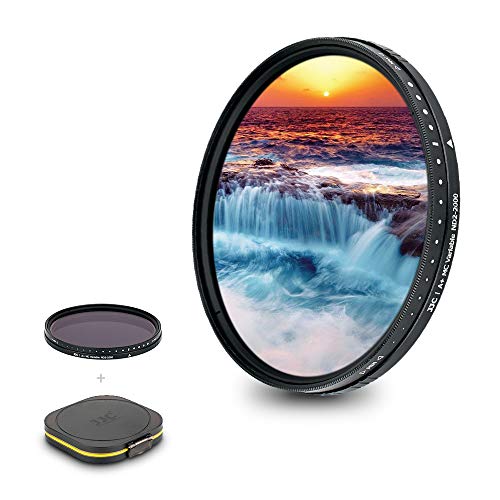 JJC 72 mm Variabler ND Filter ND2-ND2000 1-11 Stop Neutral Graufilter für Nikon Z 24-70 mm F4, für Sony E PZ 18-105 mm F4 G, FE 50 mm F1.2, für Sigma 18-35 mm F1.8 DC Objektiv von JJC