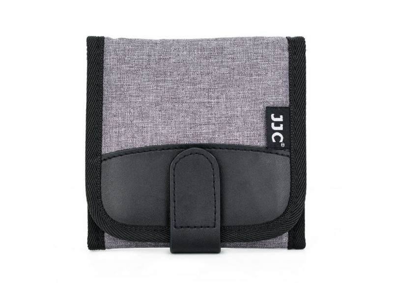JJC Faltbare Filtertasche für 3 Filter bis 95mm Durchmesser Grau Foto-Filter-Sets von JJC
