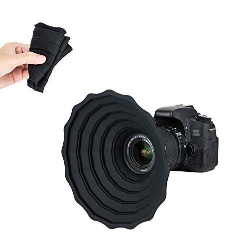 JJC Silikon Gegenlichtblende, Universal, Faltbar, Entspiegelt, für Canon, Nikon, Sony, Fuji, DSLR-Kamera, Objektiv-Körperdurchmesser Zwischen 53 mm ~ 72 mm, Glasfenster, Fotografie-Zubehör JJC Silikon Gegenlichtblende, Universal, Faltbar, Entspiegelt, für Canon, Nikon, Sony, Fuji, DSLR-Kamera, Objektiv-Körperdurchmesser Zwischen 53 mm ~ 72 mm, Glasfenster, Fotografie-Zubehör von JJC