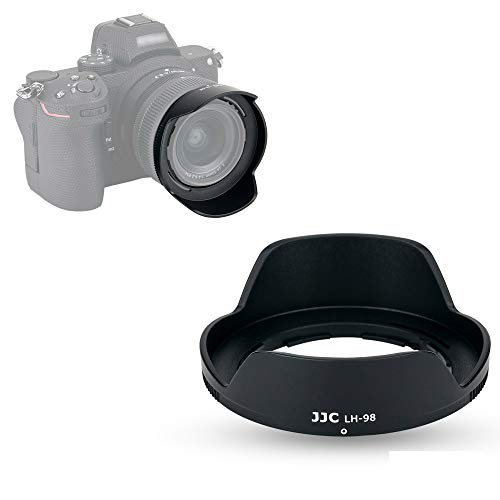 JJC Gegenlichtblende für Nikon Nikkor Z 24–50 mm f/4–6.3 Objektiv auf Nikon Z5 Z50 Z6 Z6 II Z7 Z7 II DSLR-Kamera – ersetzt Nikon HB-98 Gegenlichtblende DSLR-Kamera Foto Fotografie von JJC