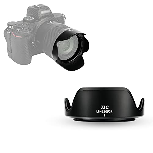 JJC Gegenlichtblende und Adapterring für Nikon NIKKOR Z MC 50 mm f/2.8 Makro-Objektiv DSLR-Kamera-Zubehör von JJC