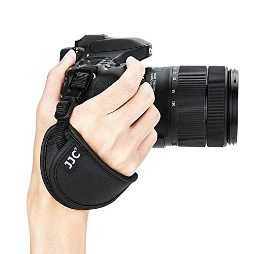JJC Kamera Handschlaufe Mikrofaser Handgelenkschlaufe Trageschlaufe für Nikon Canon Olympus Sony Fujifilm DSLR SLR Kamera von JJC