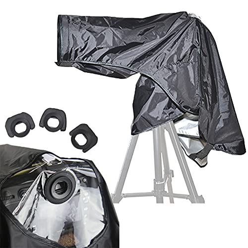 JJC Kamera Regenschutz, Nylon wasserdichte DSLR Kamera Regenhülle Schutzhülle für Canon EOS 4000D 2000D 1200D 850D 250D 90D 80D 7D 6D 5D Nikon D5600 D5300 D3300 D3500 D3200 D3100 D850 D780 D750 von JJC