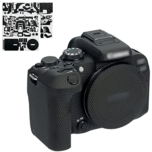 JJC Kameragehäuse Aufkleber Körperschutz für Canon EOS R10, 3M Anti-Kratzer Aufkleber Schutzfolien DSLR Digitalkamera Schutzhülle Wrap Cover - Shadow Black von JJC