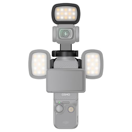 JJC Magnetisches LED-Licht für DJI OSMO Pocket 3 2, wiederaufladbare Mini-Fülllichthalterung mit 3 magnetischen Halterungen, tragbare weiche Selfie-Vlog-Video-Beleuchtung, Osmo Pocket3 Zubehör JJC Magnetisches LED-Licht für DJI OSMO Pocket 3 2, wiederaufladbare Mini-Fülllichthalterung mit 3 magnetischen Halterungen, tragbare weiche Selfie-Vlog-Video-Beleuchtung, Osmo Pocket3 Zubehör von JJC