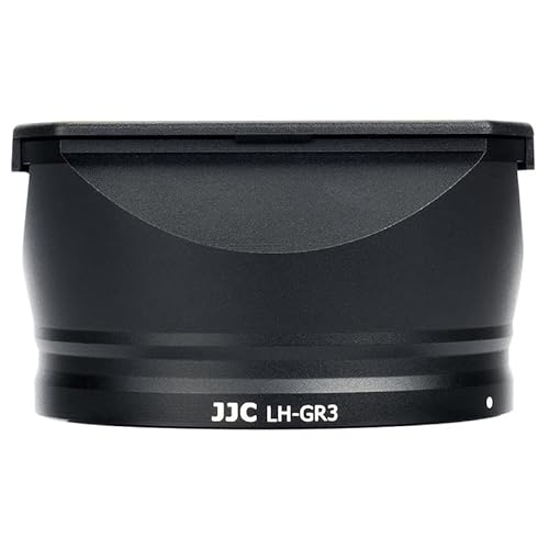 JJC Metall Gegenlichtblende mit Schutzkappe für Ricoh GR III GRIII Digitalkamera Zubehör von JJC