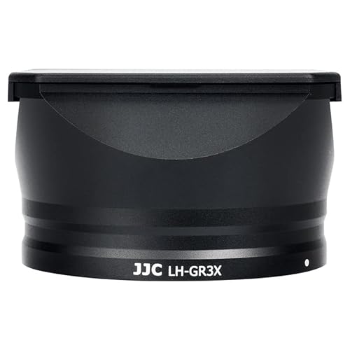JJC Metall Gegenlichtblende mit Schutzkappe für Ricoh GR IIIx GRIIIx GR III x Digitalkamera Zubehör von JJC
