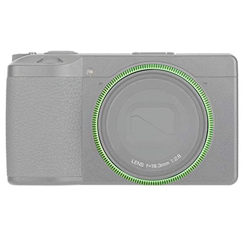 JJC Metallring Ringkappe Adapter für Ricoh GR III GRIII GR3 DSLR Digital Kamera, ersetzt für Ricoh GN-1 Akzentring - grün JJC Metallring Ringkappe Adapter für Ricoh GR III GRIII GR3 DSLR Digital Kamera, ersetzt für Ricoh GN-1 Akzentring - grün von JJC