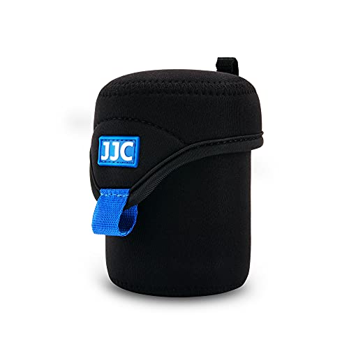 JJC Neopren Objektivtaschen Objektivbeutel Schutzbeutel Wasserabweisend für für Sony / Canon / Nikon / Pentax / Olympus / Panasonic Objektiv Objektive oder Kamerazubehör - M von JJC