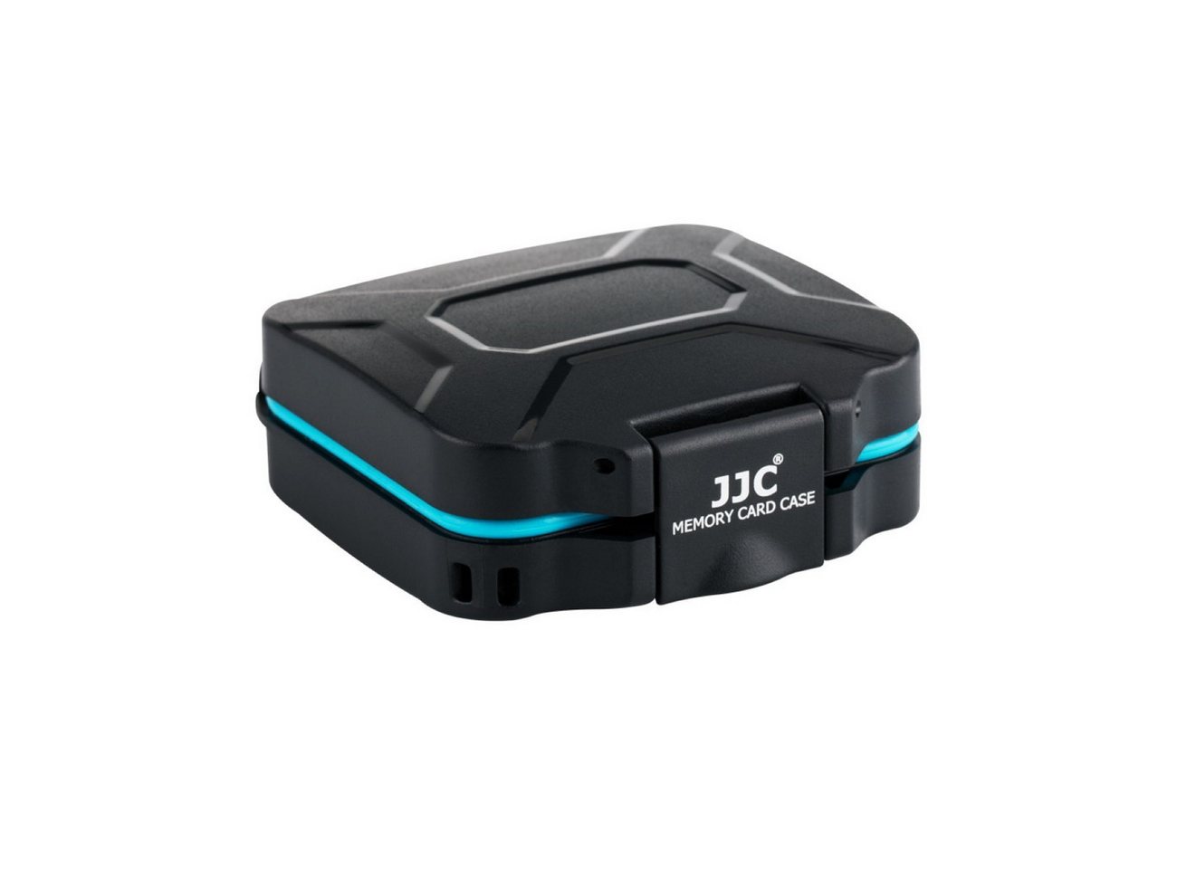 JJC Speicherkarten Case Gummierte Innenausstattung Wasserdicht 4x(Micro)SD Speicherkarte von JJC