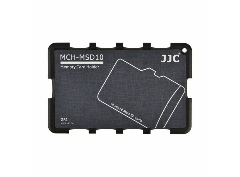 JJC Speicherkartenhalter leicht kompakt Staubschutz für 10 Micro SD Karten Speicherkarte von JJC