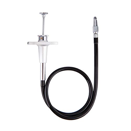 JJC TCR-40S Hochwertige Mechanische Sperren Kamera Fernauslöser Kabel mit Bulk Lock für Kamera Akzeptiert Standard Mechanische Kabel Release (Länge: 40 cm/39,9 cm) (Silver) von JJC