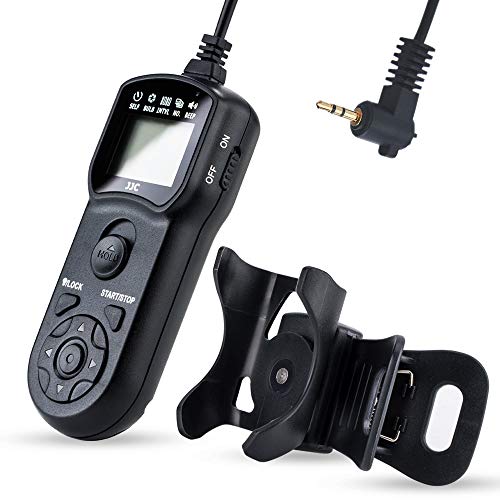 JJC Timer Fernbedienung Fernauslöser Kabel mit Stativ Halter Klemme für Fujifilm XH2 X-H2S GFX100SII GFX100 X-T5 X-T4 X-T3 X-T30II X-T30 X-T20 X100VI X100V X100F X100T X-A5 Kamera Ersetzt Fuji RR-100 JJC Timer Fernbedienung Fernauslöser Kabel mit Stativ Halter Klemme für Fujifilm XH2 X-H2S GFX100SII GFX100 X-T5 X-T4 X-T3 X-T30II X-T30 X-T20 X100VI X100V X100F X100T X-A5 Kamera Ersetzt Fuji RR-100 von JJC