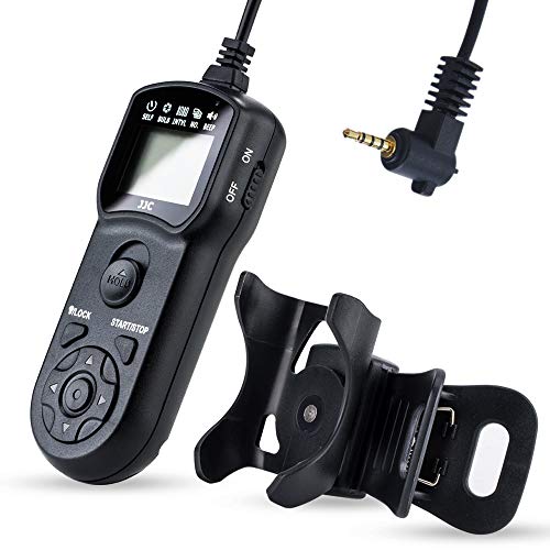 JJC Timer Fernbedienung mit Stativ Halter Klemme für Panasonic S5 S1 S1R S1H GX8 GX7 GH6 GH5 G9 G7 G6 G5 G3 G1 G10 FZ50 FZ30 FZ20 FZ300 FZ200 FZ150 FZ2000 FZ1000 FZ100 Ersetzt Panasonic DMW-RS1/RSL1 JJC Timer Fernbedienung mit Stativ Halter Klemme für Panasonic S5 S1 S1R S1H GX8 GX7 GH6 GH5 G9 G7 G6 G5 G3 G1 G10 FZ50 FZ30 FZ20 FZ300 FZ200 FZ150 FZ2000 FZ1000 FZ100 Ersetzt Panasonic DMW-RS1/RSL1 von JJC