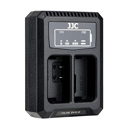 JJC USB Dual Ladegerät Akkulader für Nikon Z50 Z30 Zfc Kamera für Nikon EN-EL25 Lithium-Ionen Akku JJC USB Dual Ladegerät Akkulader für Nikon Z50 Z30 Zfc Kamera für Nikon EN-EL25 Lithium-Ionen Akku von JJC