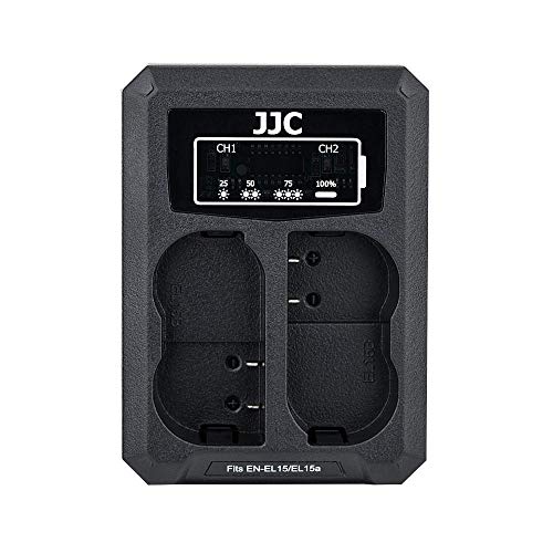 JJC USB Dual Ladegerät Akkulader für Nikon Zf Z7II Z7 Z6II Z6 Z5II Z5 D850 D750 D610 D600 D500 D7500 D7200 D7100 D7000 D810A D810 D800E D800 Kameras für Nikon EN-EL15 EN-EL15a EN-EL15b EN-EL15c Akku JJC USB Dual Ladegerät Akkulader für Nikon Zf Z7II Z7 Z6II Z6 Z5II Z5 D850 D750 D610 D600 D500 D7500 D7200 D7100 D7000 D810A D810 D800E D800 Kameras für Nikon EN-EL15 EN-EL15a EN-EL15b EN-EL15c Akku von JJC