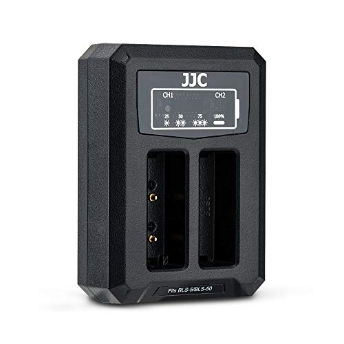 JJC USB Dual Ladegerät Akkulader für Olympus E-M10, E-M10 II, E-M10 III, E-M10 IV, E-P1, E-P2, E-P3, E-PL5, E-PL6, E-PL7, E-PL8, E-PL9, E-PM2, Stylus 1 Kameras für Olympus BLS-1/BLS-5/BLS-50 JJC USB Dual Ladegerät Akkulader für Olympus E-M10, E-M10 II, E-M10 III, E-M10 IV, E-P1, E-P2, E-P3, E-PL5, E-PL6, E-PL7, E-PL8, E-PL9, E-PM2, Stylus 1 Kameras für Olympus BLS-1/BLS-5/BLS-50 von JJC