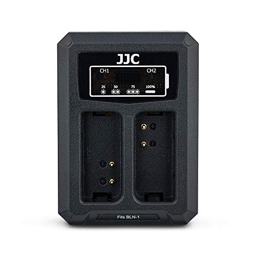 JJC USB Dual Ladegerät Akkulader für Olympus Pen-F, E-P5, OM-D E-M1, OM-D E-M5, OM-D E-M5 Mark II für Olympus BLN-1 JJC USB Dual Ladegerät Akkulader für Olympus Pen-F, E-P5, OM-D E-M1, OM-D E-M5, OM-D E-M5 Mark II für Olympus BLN-1 von JJC
