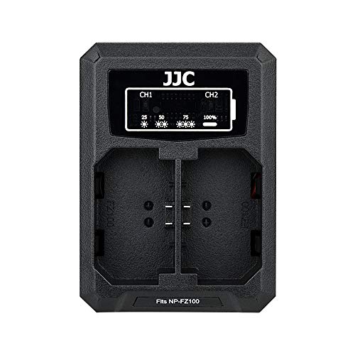 JJC USB Dual Ladegerät Akkulader für Sony FX3 Alpha A1 ILCE-1 A9 ILCE-9 A9II ILCE-9M2 A7C A7SIII A7III A7IV A7M4 A7M3 A7RIII A7RM3 A7RIV A7RM4 A6600 Kameras für Sony NP-FZ100 Akku JJC USB Dual Ladegerät Akkulader für Sony FX3 Alpha A1 ILCE-1 A9 ILCE-9 A9II ILCE-9M2 A7C A7SIII A7III A7IV A7M4 A7M3 A7RIII A7RM3 A7RIV A7RM4 A6600 Kameras für Sony NP-FZ100 Akku von JJC