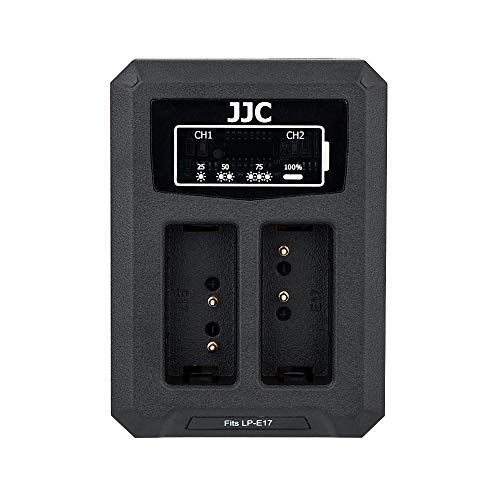 JJC USB Dual Ladegerät Akkulader für for Canon EOS R8 R50V R50 R100 RP M3 M5 M6II M6 77D 750D 760D 800D 850D 250D 200DII 200D Kameras für Canon LP-E17 Akku JJC USB Dual Ladegerät Akkulader für for Canon EOS R8 R50V R50 R100 RP M3 M5 M6II M6 77D 750D 760D 800D 850D 250D 200DII 200D Kameras für Canon LP-E17 Akku von JJC