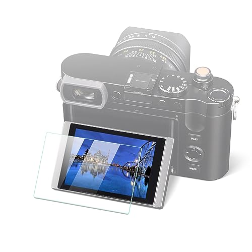 JJC Ultradünner LCD-Displayschutz aus optischem Glas für Leica Q3, Q3 43 Vollbild-Digitalkamera von JJC
