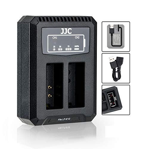 LP-E12 USB Dual Akku-Ladeger盲t f眉r Canon EOS M, M2, M10, M50, M100, M200, 100D Kameras f眉r Canon LP-E12 Akku, Canon Batterieladeger盲t LC-E12 LP-E12 USB Dual Akku-Ladeger盲t f眉r Canon EOS M, M2, M10, M50, M100, M200, 100D Kameras f眉r Canon LP-E12 Akku, Canon Batterieladeger盲t LC-E12 von JJC