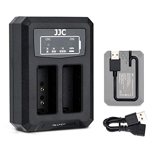 LP-E17 USB Dual Akku Ladegerät für Canon EOS LP-E17 Akku on EOS R10 RP M6 M6 Mark II M5 M3 77D 850D 800D 760D 750D 250D 200D II 200D Kameras LP-E17 USB Dual Akku Ladegerät für Canon EOS LP-E17 Akku on EOS R10 RP M6 M6 Mark II M5 M3 77D 850D 800D 760D 750D 250D 200D II 200D Kameras von JJC
