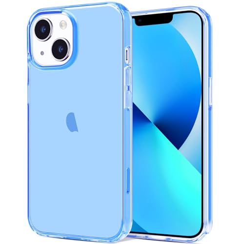 JJGoo Kompatibel mit iPhone 13 Hülle, transparent, weich, stoßfest, schlank, dünn, Stoßfängerabdeckung, Handyhülle, Dunkelblau JJGoo Kompatibel mit iPhone 13 Hülle, transparent, weich, stoßfest, schlank, dünn, Stoßfängerabdeckung, Handyhülle, Dunkelblau von JJGoo