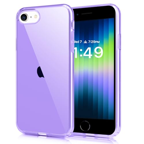 JJGoo Kompatibel mit iPhone SE Hülle 2022/2020, für iPhone 7 8 Hülle Klar Weich Transparent Magnetische Durchsichtig Stoßfest Schutz Slim Dünn Bumper Handyhülle für iPhone SE 3/SE 2 4.7 Zoll, Lila JJGoo Kompatibel mit iPhone SE Hülle 2022/2020, für iPhone 7 8 Hülle Klar Weich Transparent Magnetische Durchsichtig Stoßfest Schutz Slim Dünn Bumper Handyhülle für iPhone SE 3/SE 2 4.7 Zoll, Lila von JJGoo