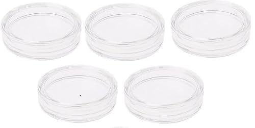5 x transparente 38,6 mm runde Acryl-Münzetui, Aufbewahrungsbox, Kapselbehälter, Aufbewahrungsbox für Silber, 57 ml, Münzsammelbedarf, Münztabletts und Münzboxen, Geldhandhabungsprodukte, Büroprodukte 5 x transparente 38,6 mm runde Acryl-Münzetui, Aufbewahrungsbox, Kapselbehälter, Aufbewahrungsbox für Silber, 57 ml, Münzsammelbedarf, Münztabletts und Münzboxen, Geldhandhabungsprodukte, Büroprodukte von JJLFresheners