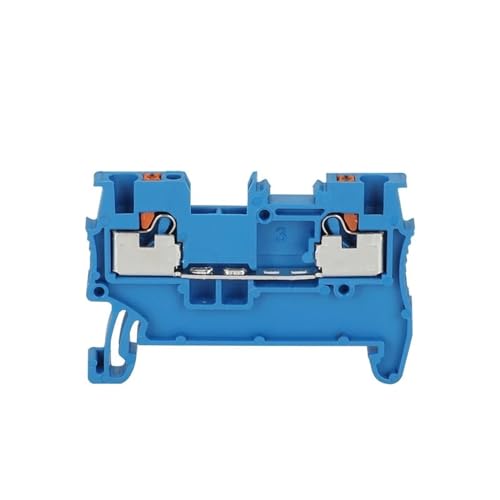 JJMXDZNS Elektrischer Steckklemmenblock PT-1,5, DIN-Schienen-Drahtverbinder, Federdurchführungsstreifen-Kabelstecker PT1,5, 1,5 mm (Color : Blue, Size : 5 Pcs) von JJMXDZNS