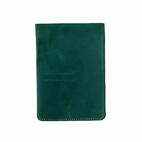 JJNUSA Leder-Einband für Rite in the Rain Spiralnotizbücher, 7,6 x 12,7 cm, Used-Look, echtes Leder, Notizbuch, Einband für Taschennotizbuch, 7,6 x 12,7 cm, Grün JJNUSA Leder-Einband für Rite in the Rain Spiralnotizbücher, 7,6 x 12,7 cm, Used-Look, echtes Leder, Notizbuch, Einband für Taschennotizbuch, 7,6 x 12,7 cm, Grün von JJNUSA